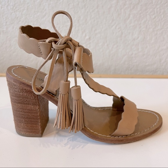 Zimmermann Tan Leather Sandals - Picture 1 of 7